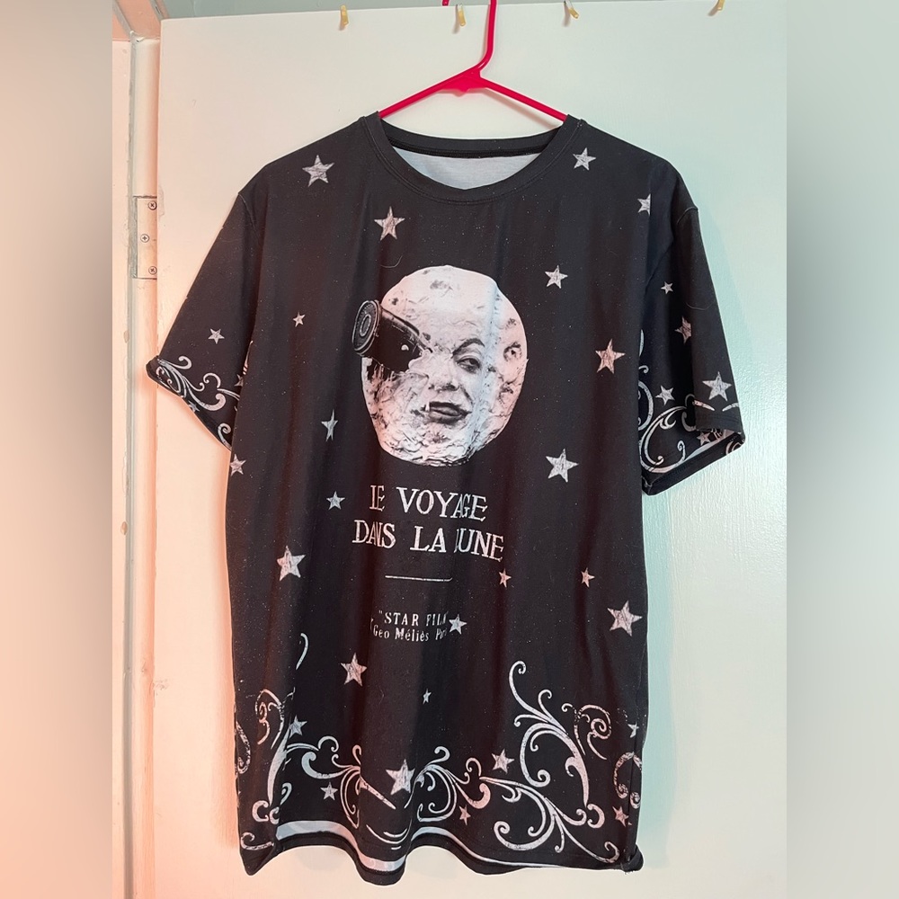 La voyage de la lune blackmilk tee size medium